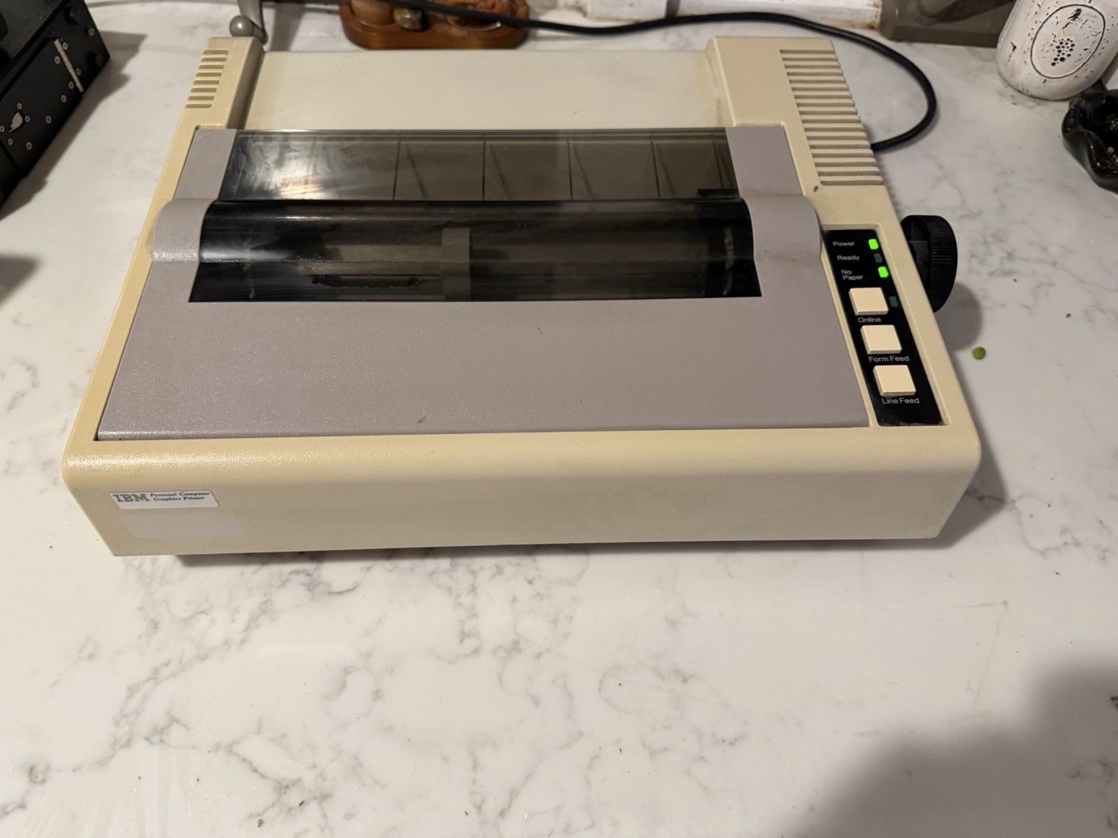 Vintage IBM 5152 Personal Computer Graphics Printer Dot Matrix - TESTED WORKING