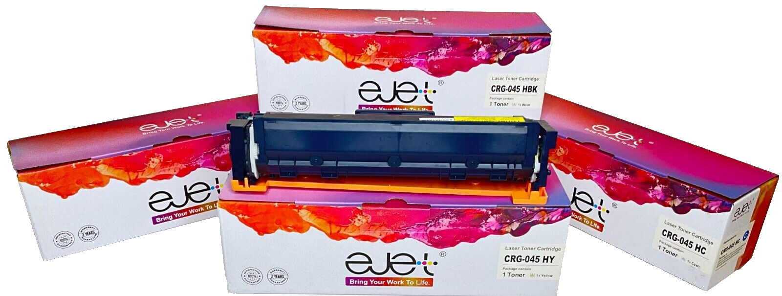 Ejet 4 Pcs 045 HY Compatible Toner Cartridge Replacement for Canon CRG-045 HY