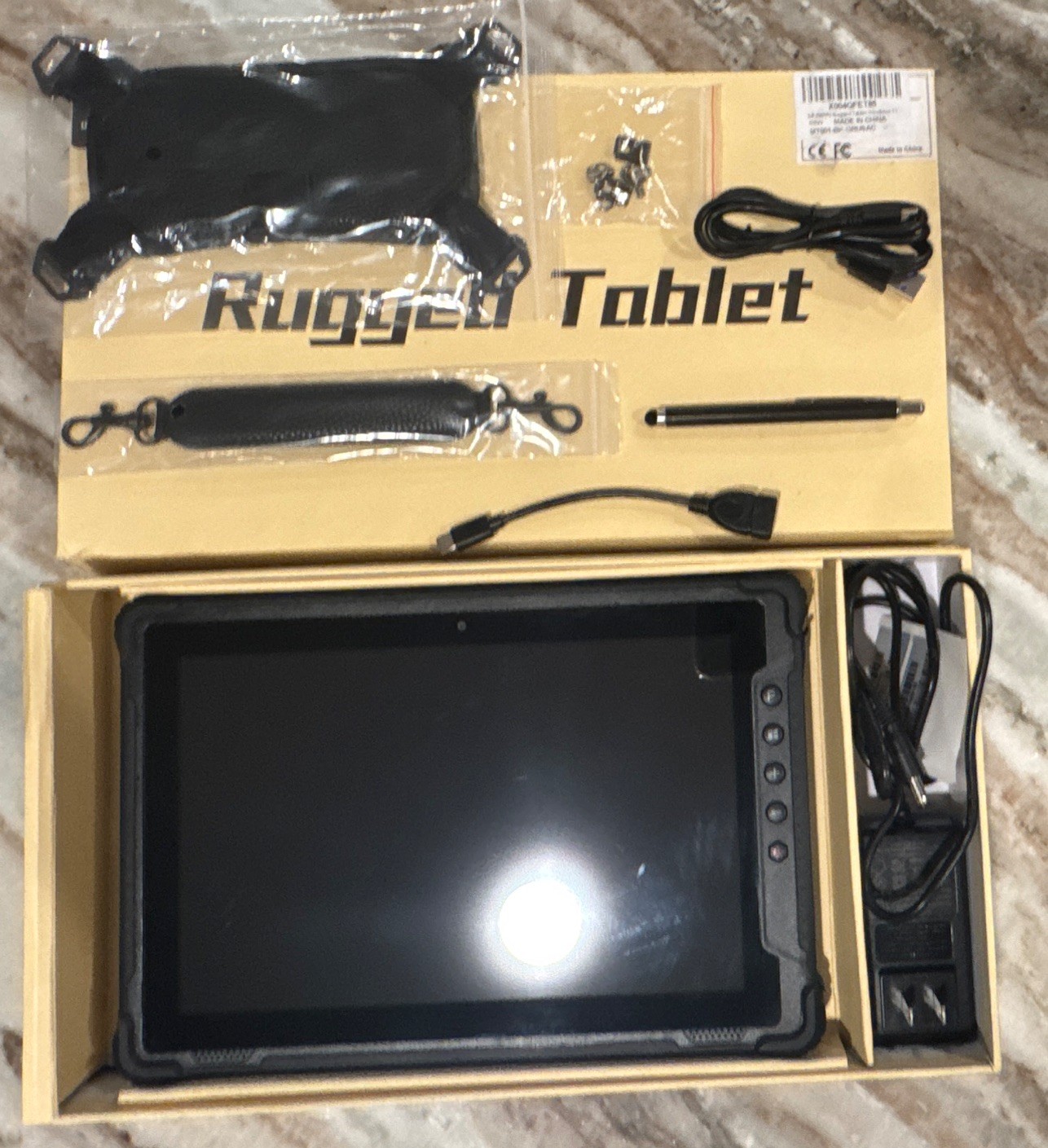 MUNBYN Rugged Tablet IRT12 10.2”Black Window11