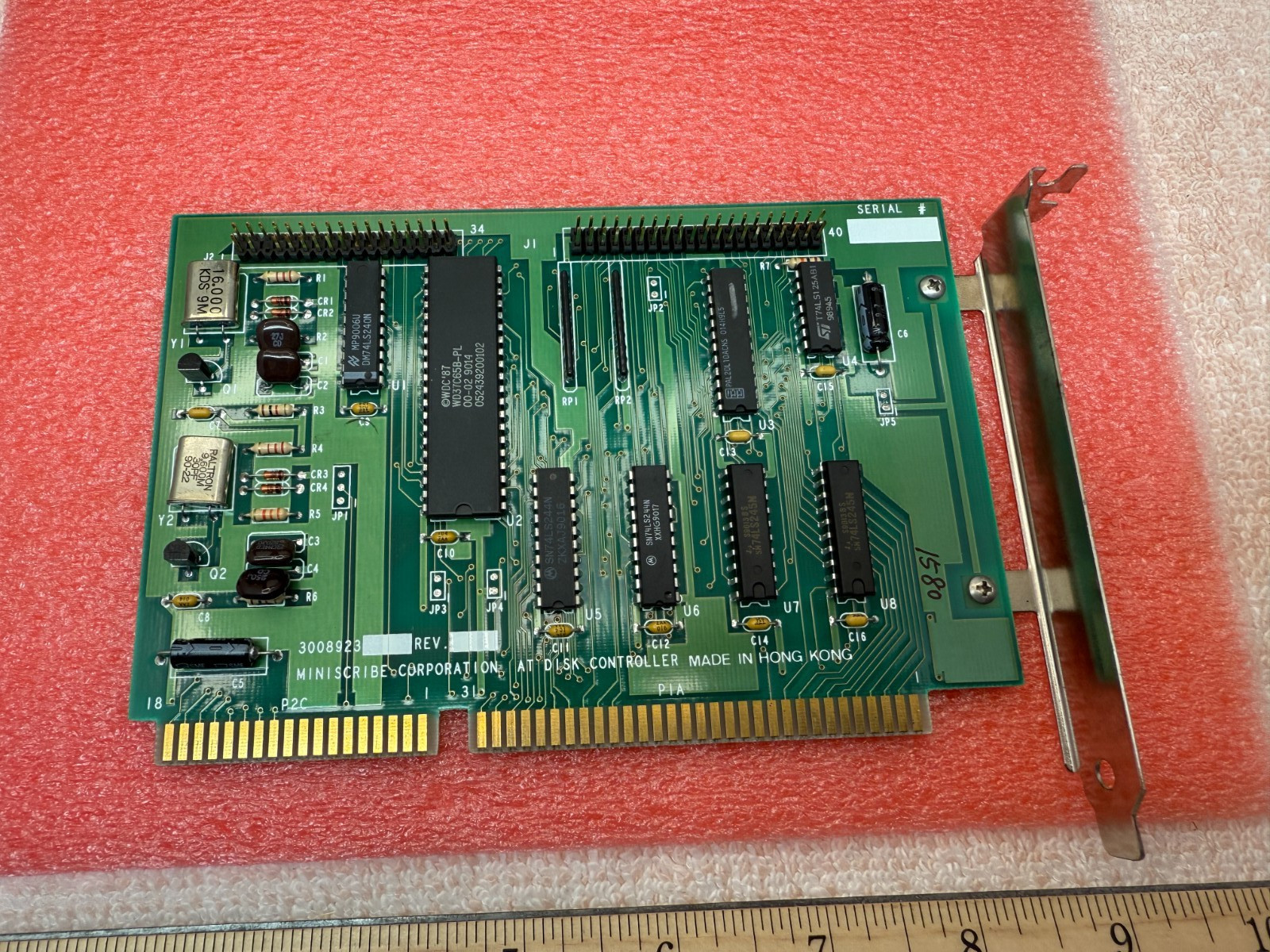 MiniScribe AT Disk Controller, 3008923, Tested, Fast Tracked Shipping