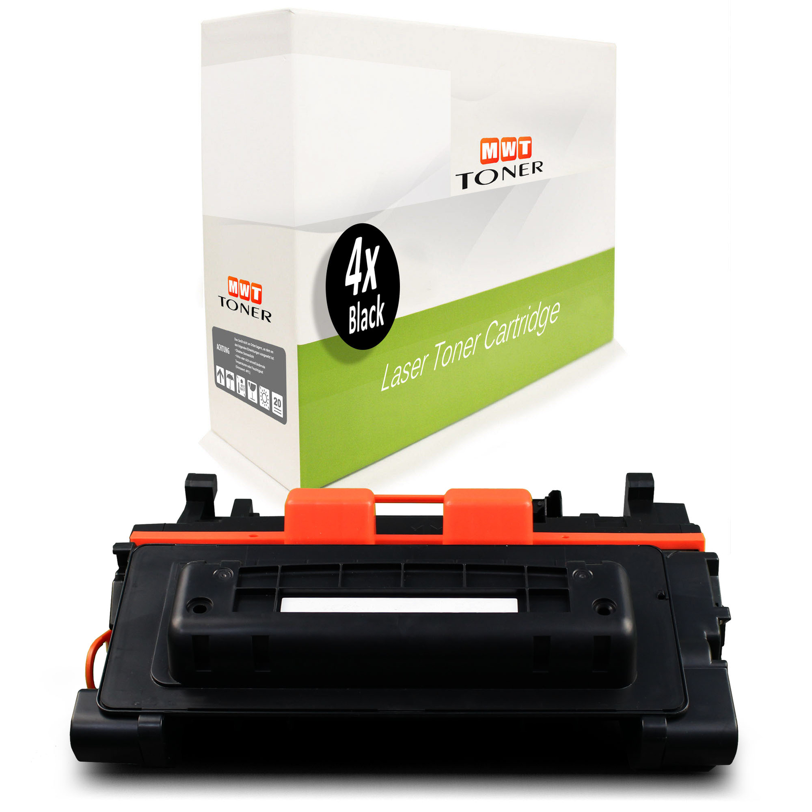 4x MWT Compatible Black Toner Cartridge For HP LaserJet M-601 M-603 XL CE390A