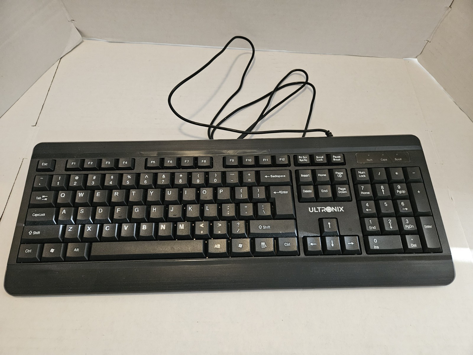 Ultronix Business Office Keyboard KB-10 Made In China Plug & Play