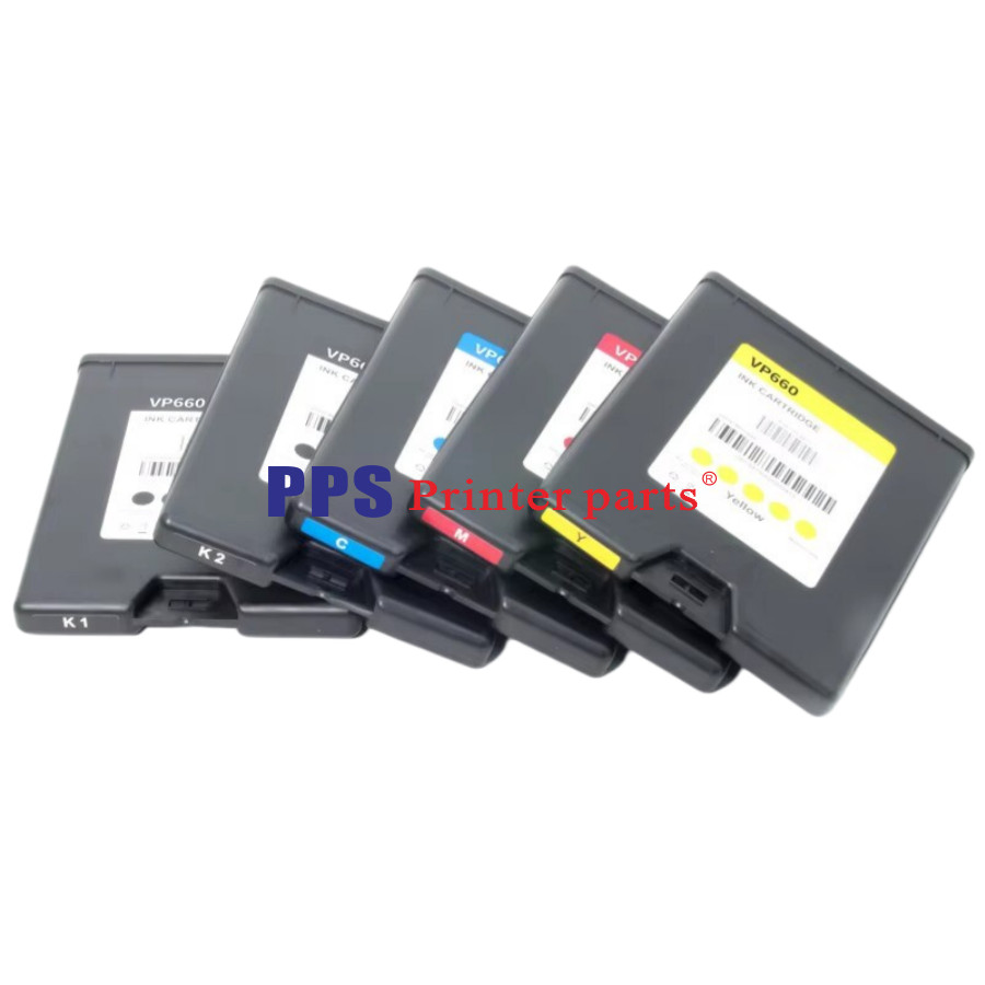 1X NEW INK CARTRIDGE WITH COMPATIBLE CHIP For VIPCOLOR VP660 LABEL PRINTER