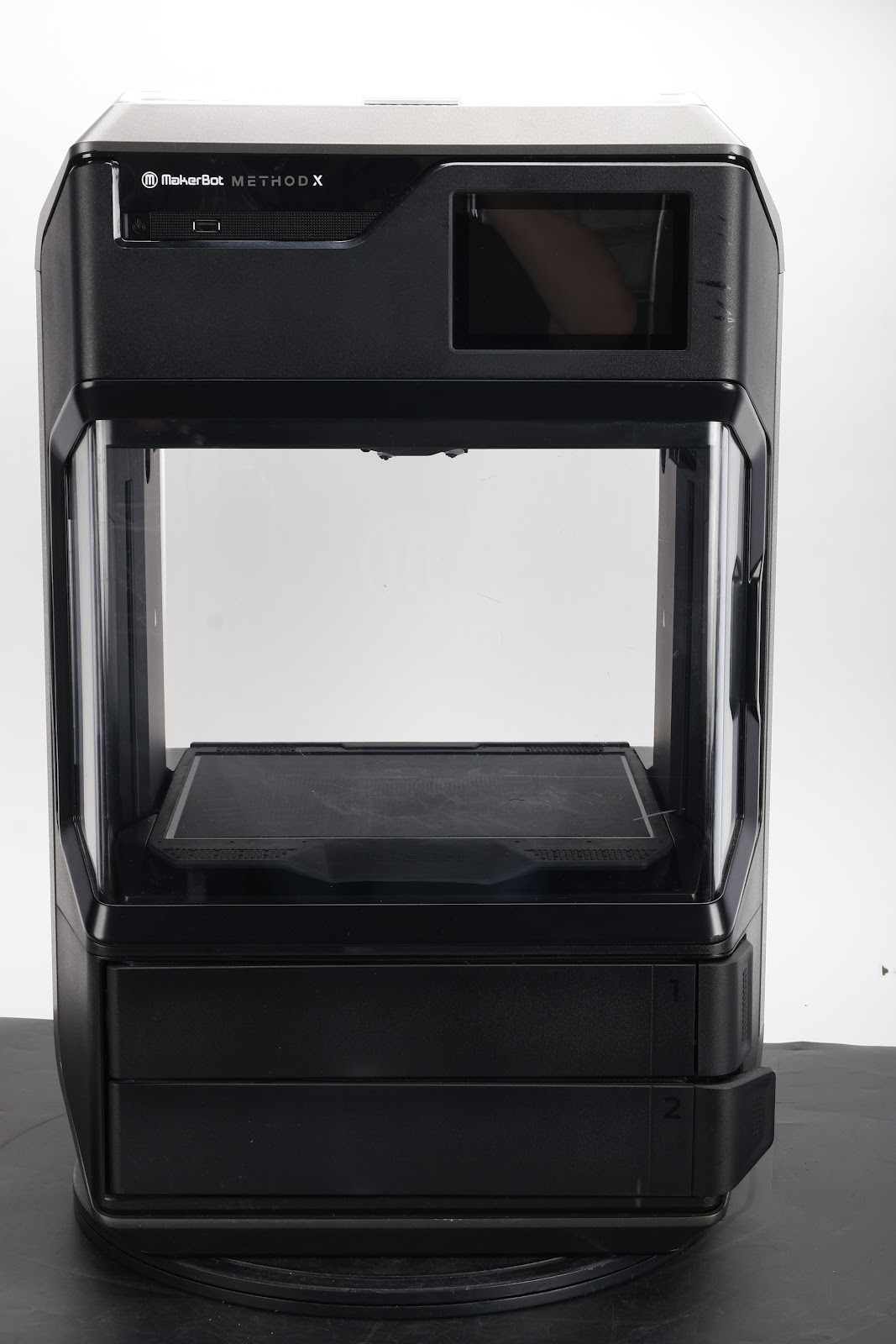 MakerBot METHOD X 3D Printer 900-0002A W/ Extruder 1XA and Support Extruder 2XA