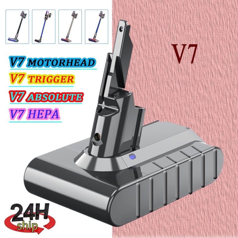 For Dyson V7 SV11 Battery Replacement Battery Trigger Animal 6000mAh Battery