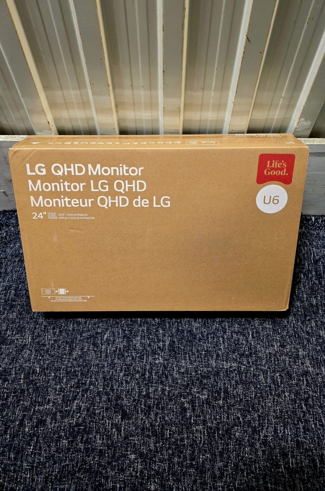 LG 24U631A-B 24-Inch QHD (2560x1440) IPS Monitor, 100Hz Refresh Rate - Brand NEW