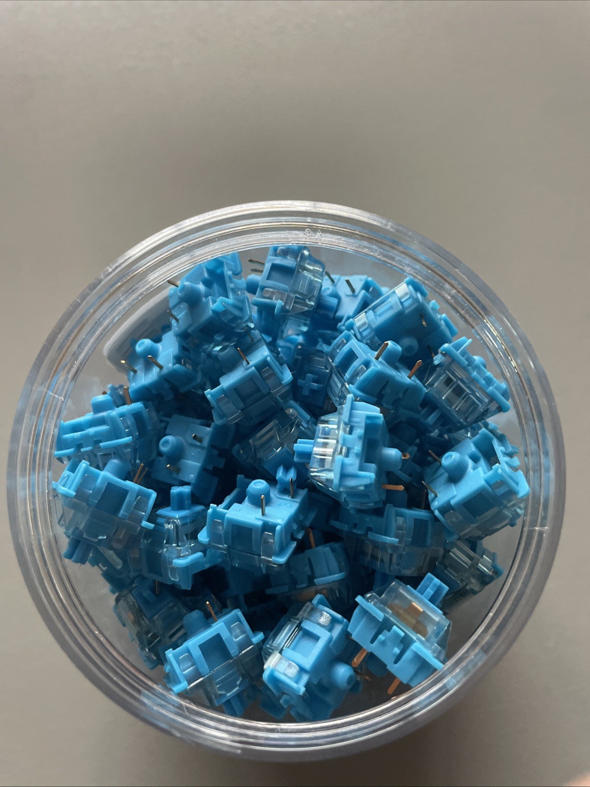 Gateron PHANTOM BLUE Mechanical Keyboard Switches | 105 PCS