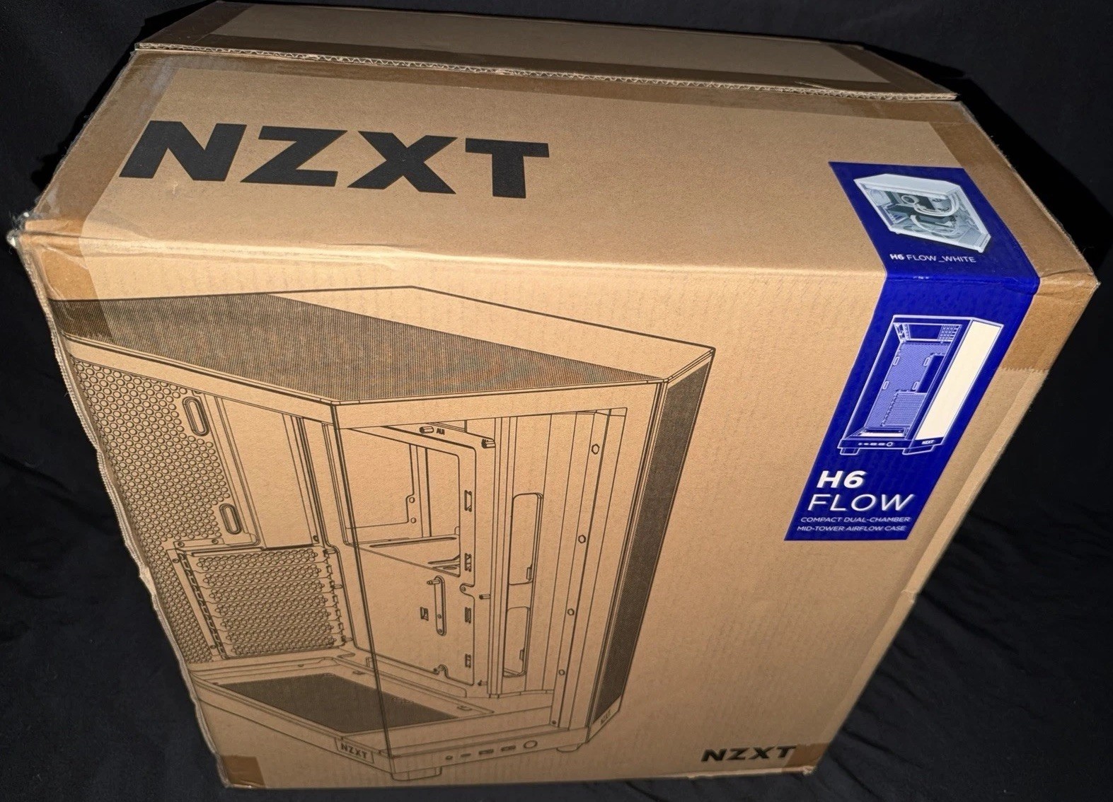 NZXT H6 Flow Mid Tower Case White
