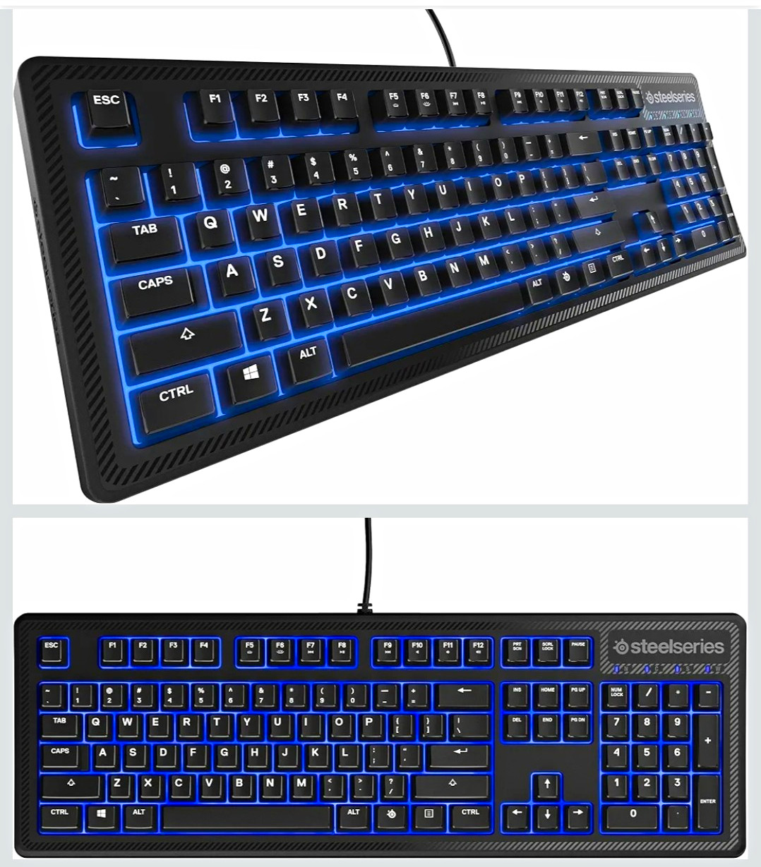 SteelSeries Apex 100 Wired Gaming Keyboard