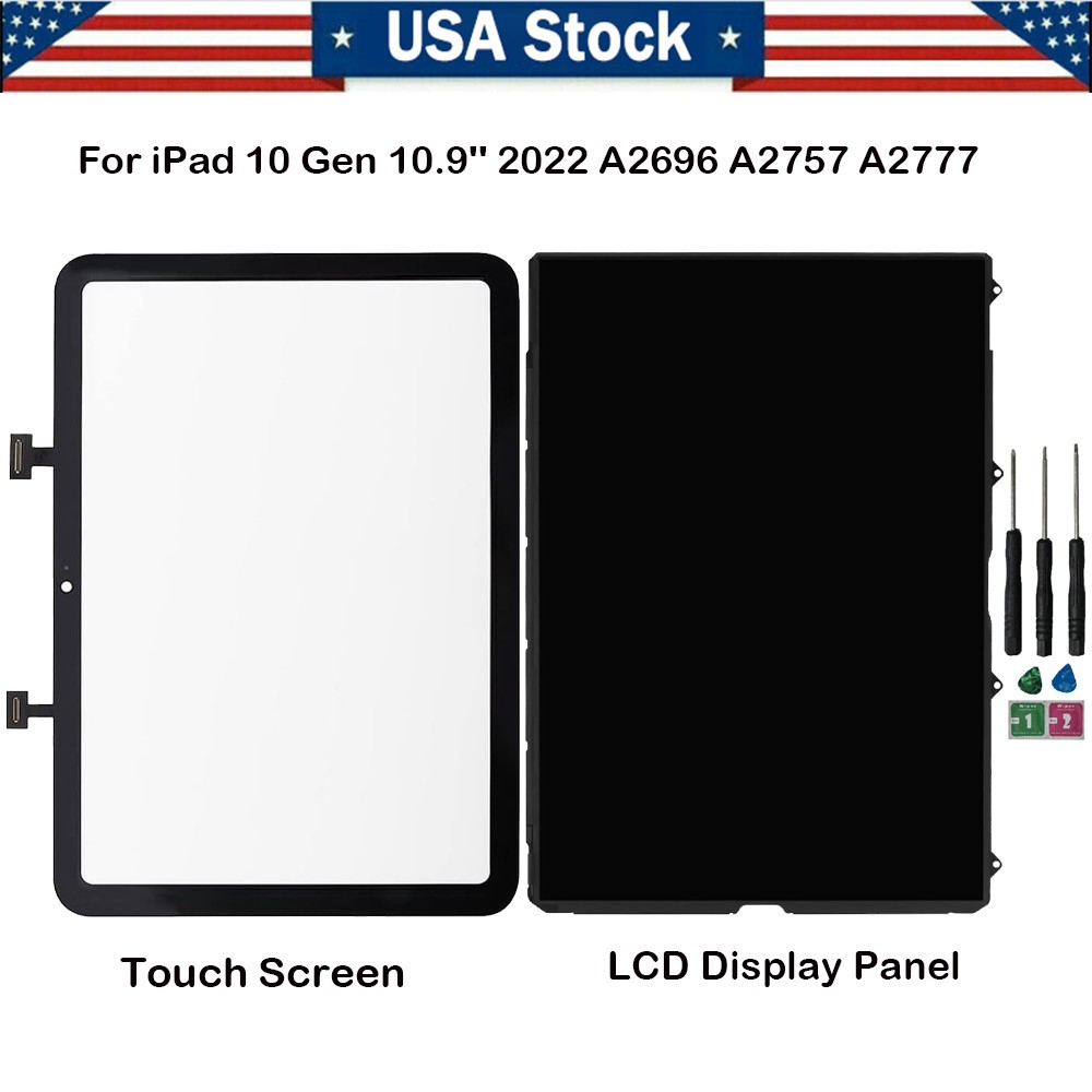 LCD Display + Touch Screen Digitizer For iPad 10th 2022 10.9" A2696 A2757 A2777