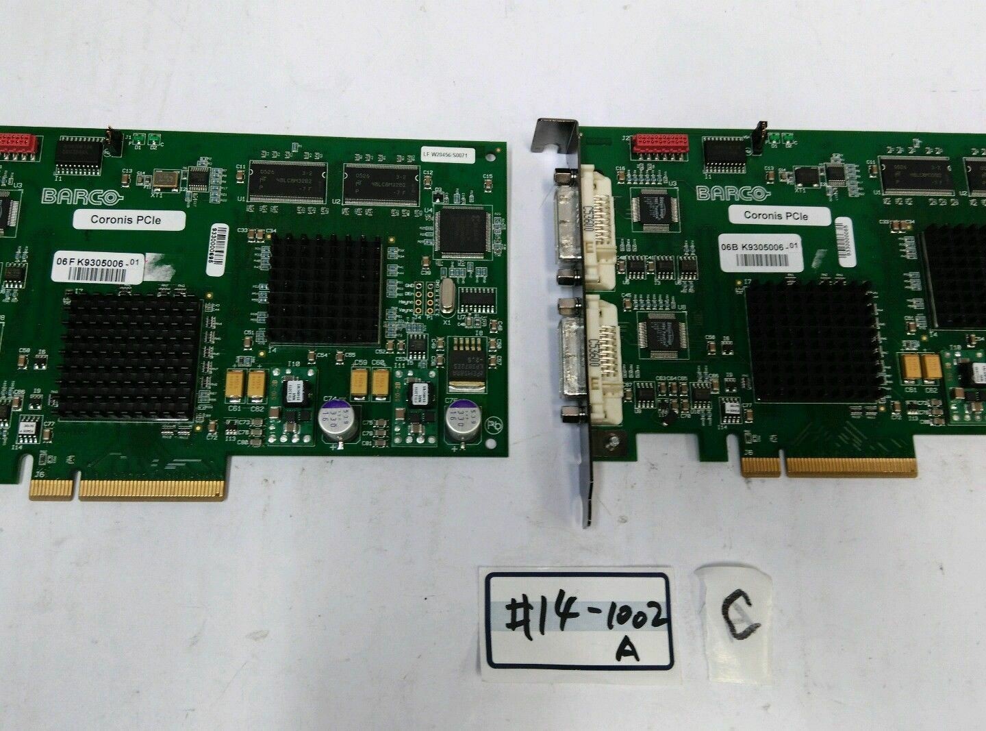 - 1x BARCO K9305006 BarcoMed PCIe Coronis PCIExpress  Display Controller Card