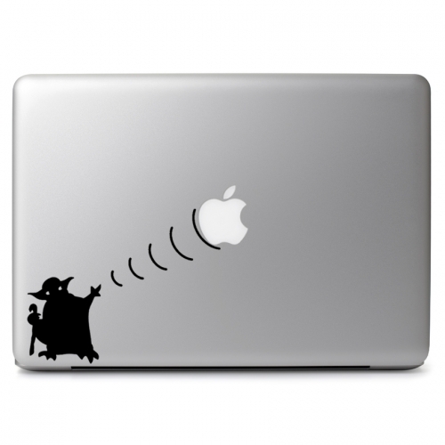 Yoda Star Wars Vinyl Decal Sticker for Apple Macbook Air/Pro Laptop Car Window