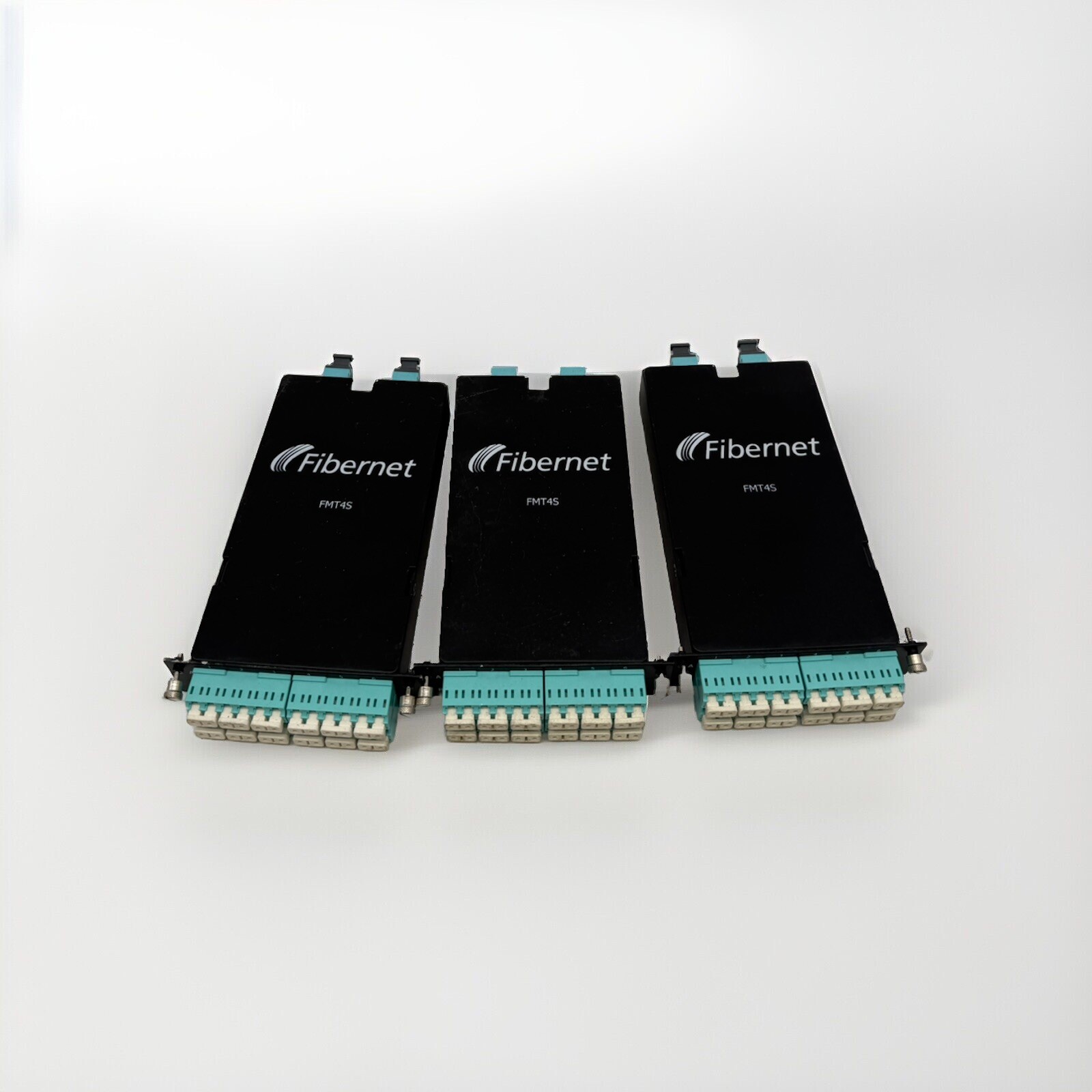 LOT OF 3 Fibernet FMT4S-LG24AHL Fiber Patch Module 2xMTP-12F to LC OM4 24 Fibers