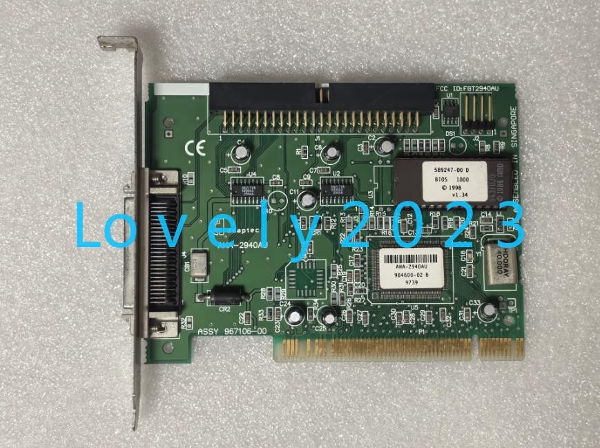 1pc used Adaptec AHA-2940AU SCSI card