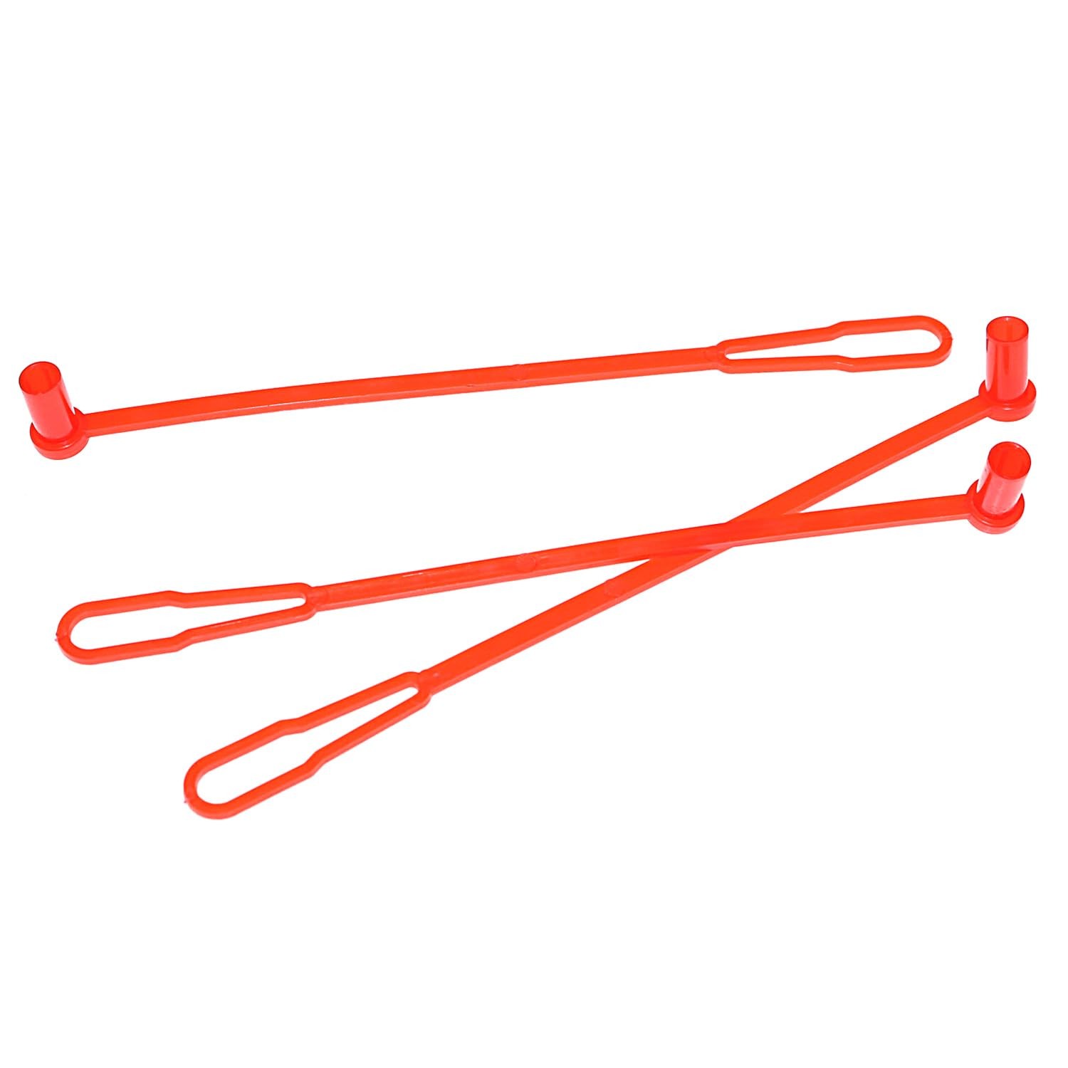 50pcs 90mm Red SC Fiber Optic Dust Caps Fiber Optic Cables and End Faces with...