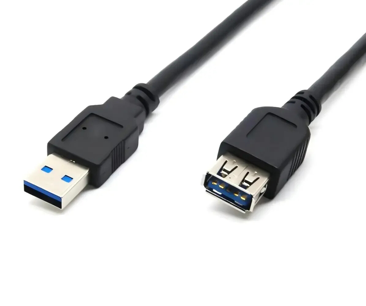 10PCS USB 3.0 AM to AF Half Wrapped