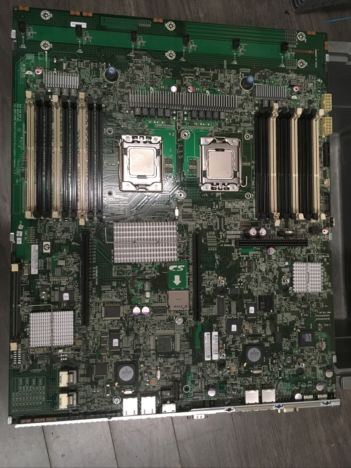 + HP  Proliant DL380 G6 Server MotherBoard 496069-001 W/ 2X X5570 CPU ORI Base
