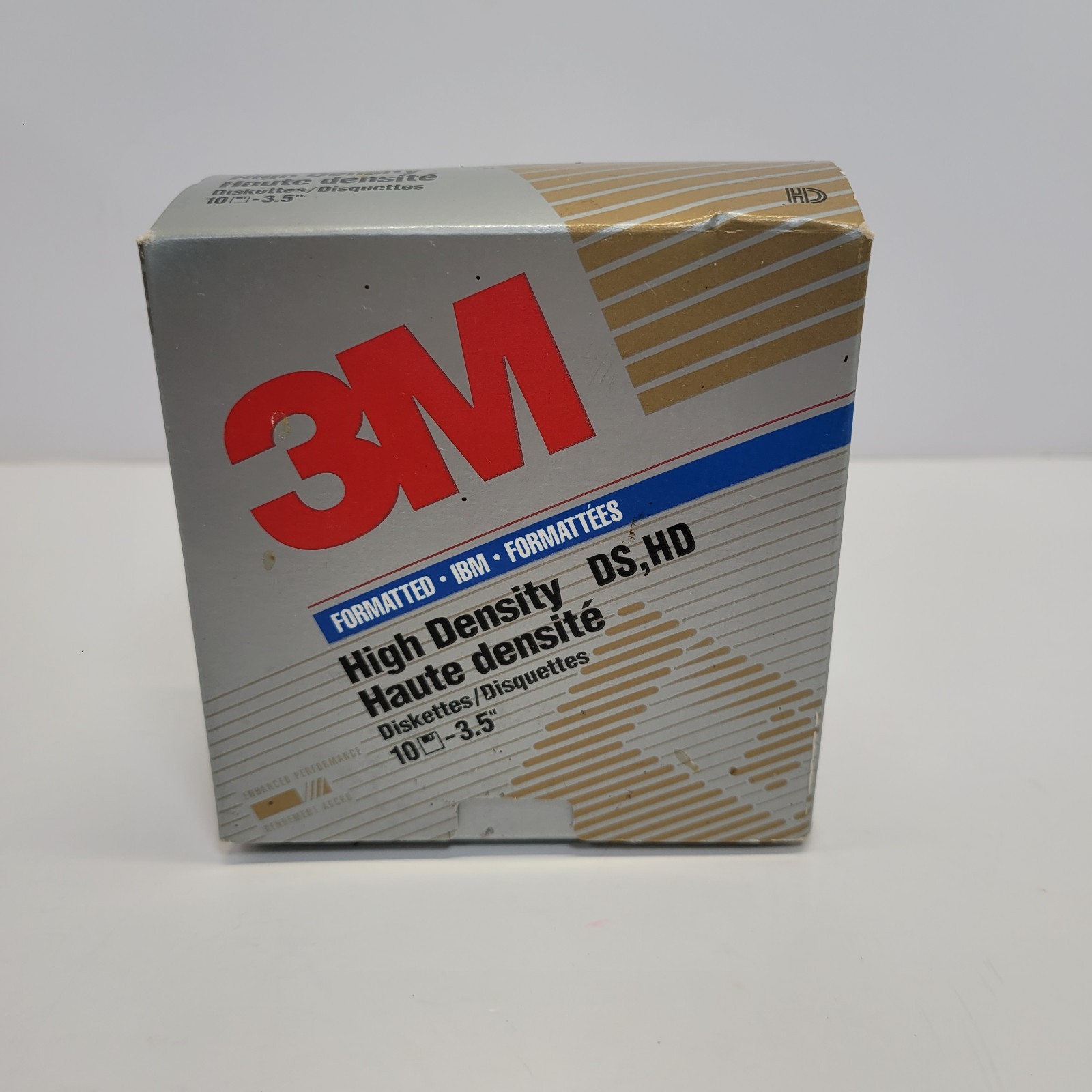 6 3M 3.5" DS HD Diskettes Open Box Unused-2092B31