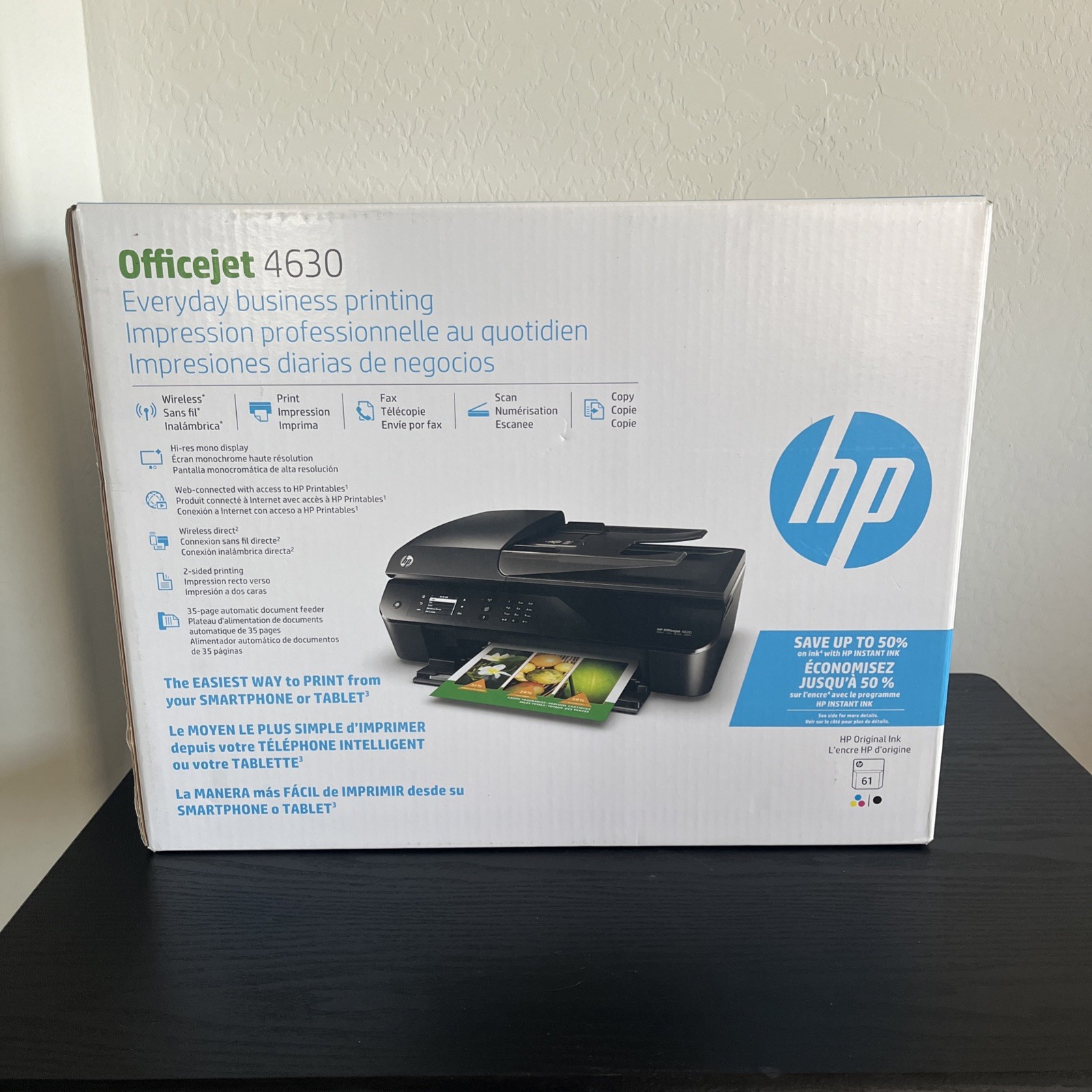 HP Officejet 4630 Wireless e-All-in-One Computer Inkjet Printer Scan Copy NEW