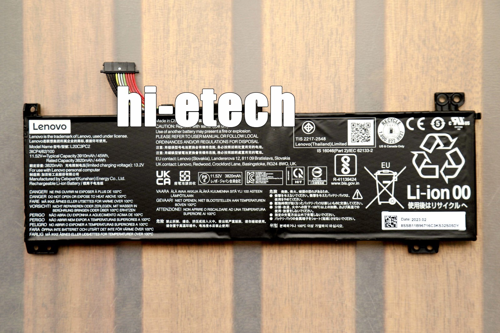 Genuine L20C3PC2 L20M3PC2 L20D3PC2 Battery for Lenovo IdeaPad Gaming 3i 3-15ACH6