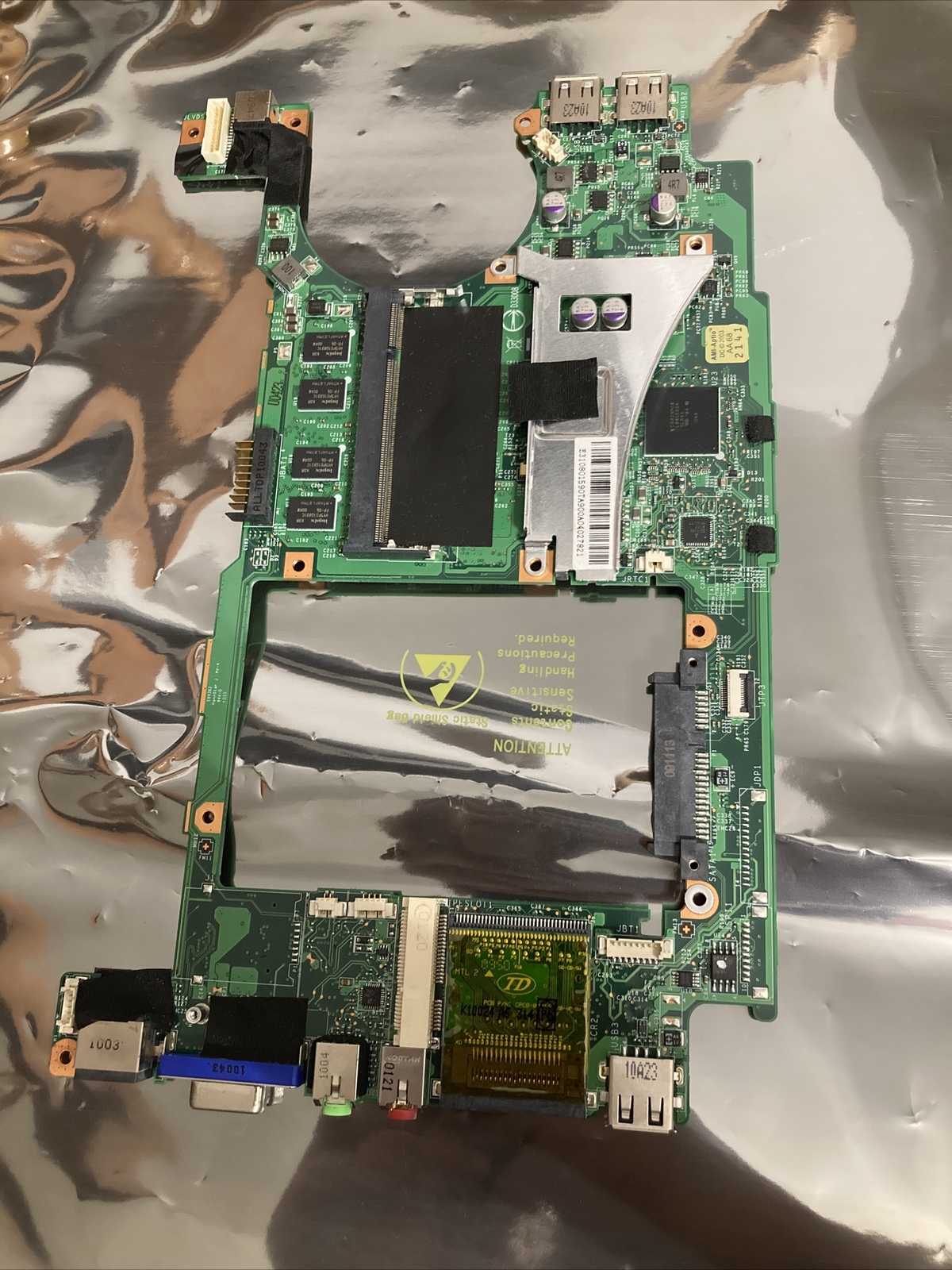 MSI Wind L1350 Netbook Motherboard NM Tested Nice Lightly USED Working MS-N014