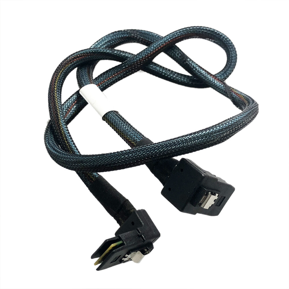 2PCS Mini SAS Cable for Intel Right Angle Mini SFF-8087 to SFF-8087 G36363-002