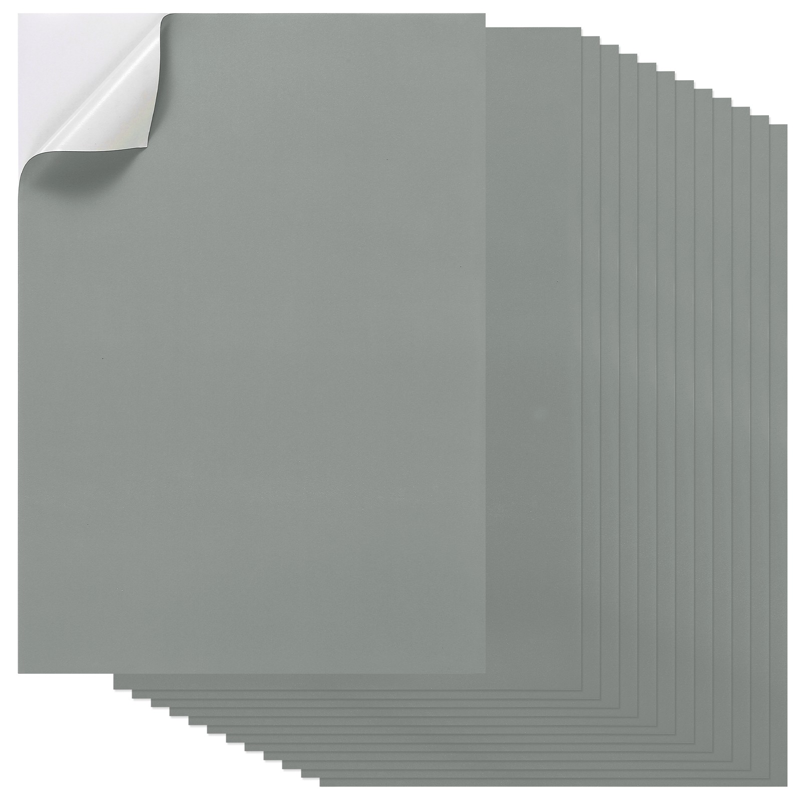 20Pcs Full Sheet Label Sticker Paper A4 Shipping Labels Gray