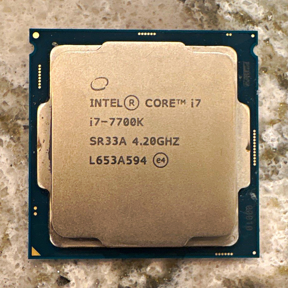Intel Core i7-7700K 4.20GHz CPU Processor SR33A Core i7 7th Gen.