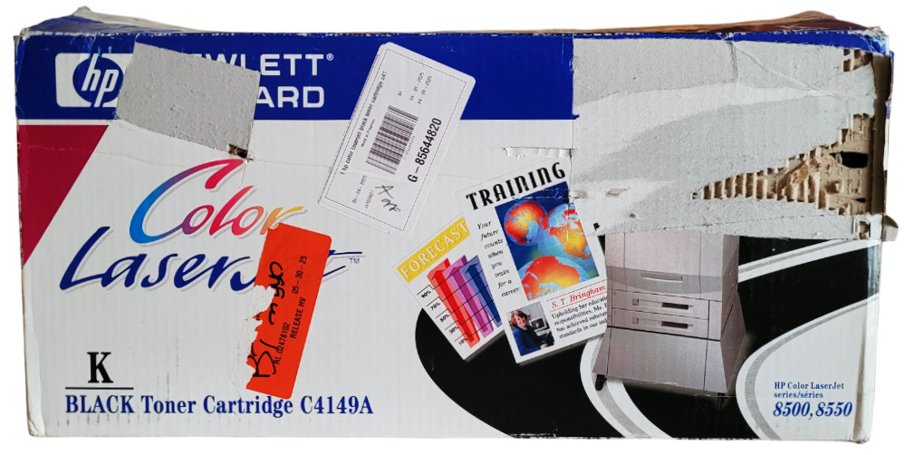 HP Color LaserJet C4149A Black Toner Cartridge New Sealed with Open Box