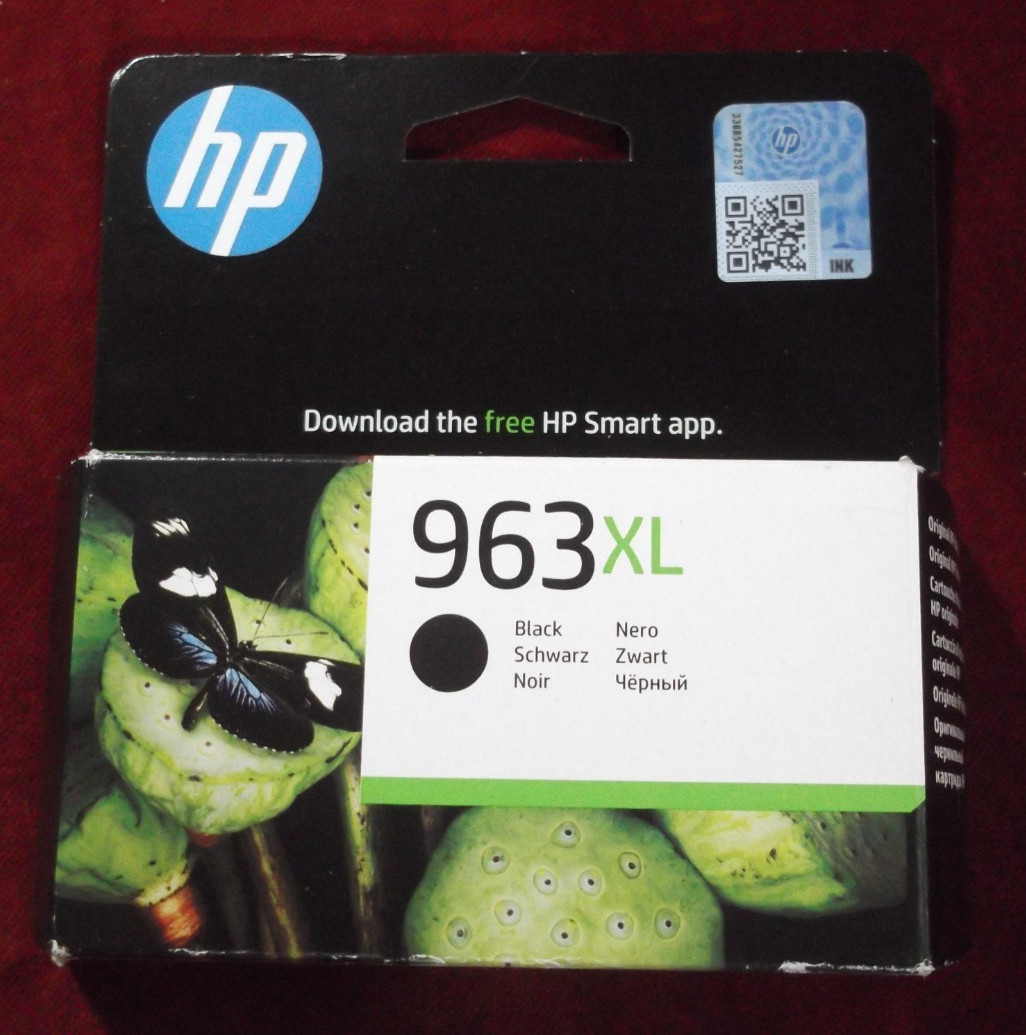 Genuine HP 963XL Black High Capacity Ink Cartridge Unopened & Sealed 3JA30AE 