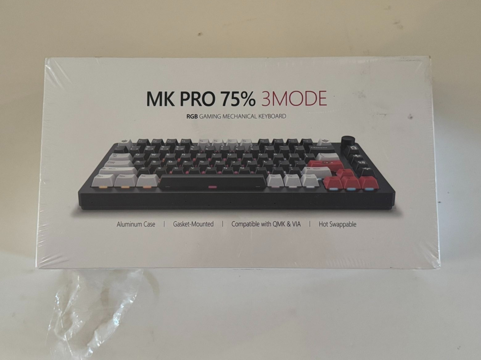 Inland MK PRO 75% 3MODE RGB Wireless Mechanical Keyboard - Black