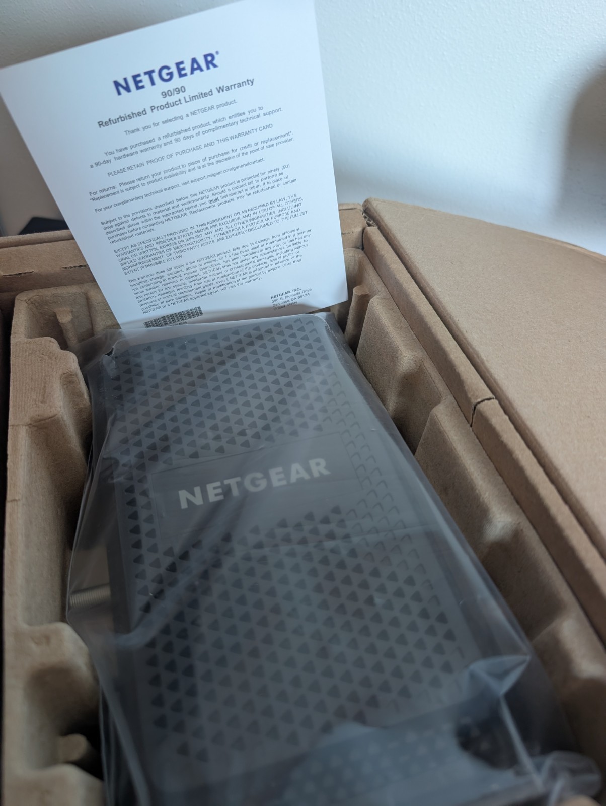 Netgear CM1000v2  High-Speed Cable Modem - Black™ (refurbished)