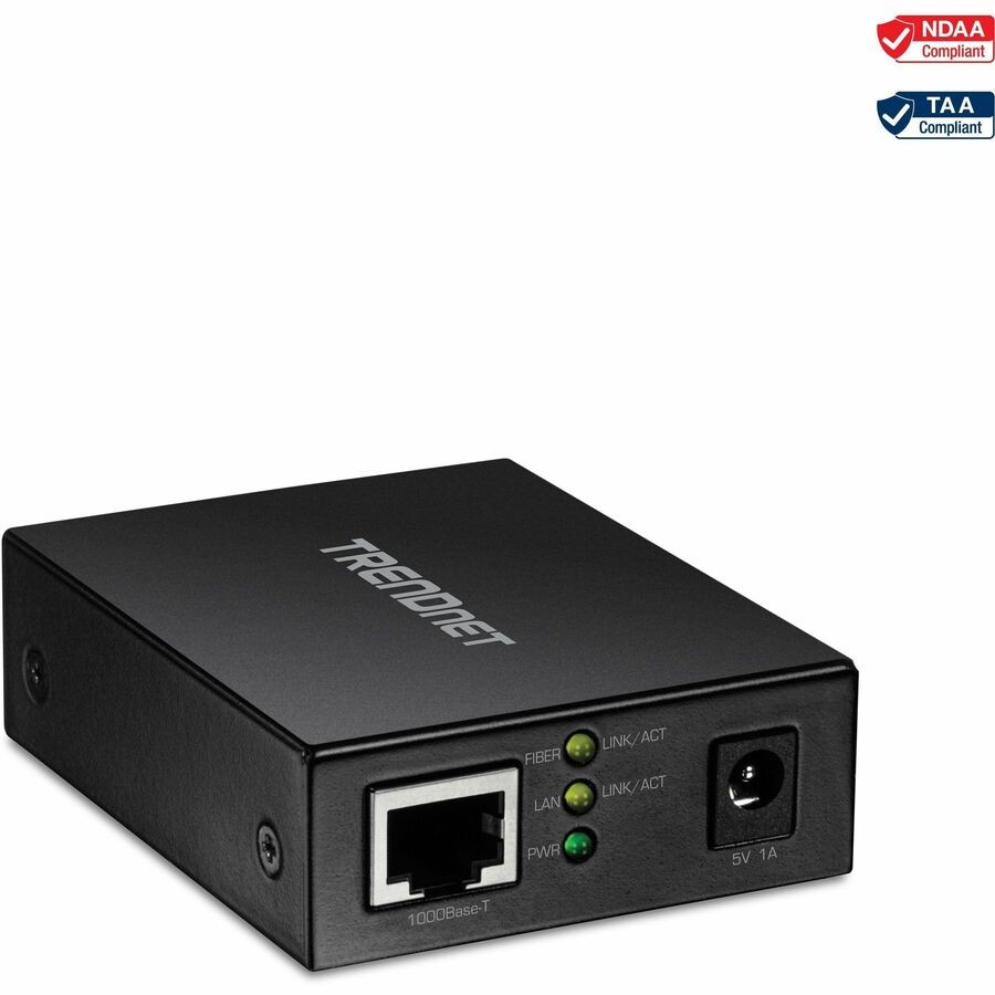 TRENDnet TFC-GSFP 1000BASE-T to SFP Fiber Media Converter