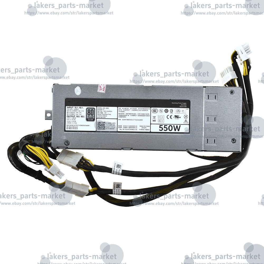 For Dell T420 R520 Power Supply 550W F550E-S0 DH550E-S1 DPS-550PB A 96R8Y 2G4WR