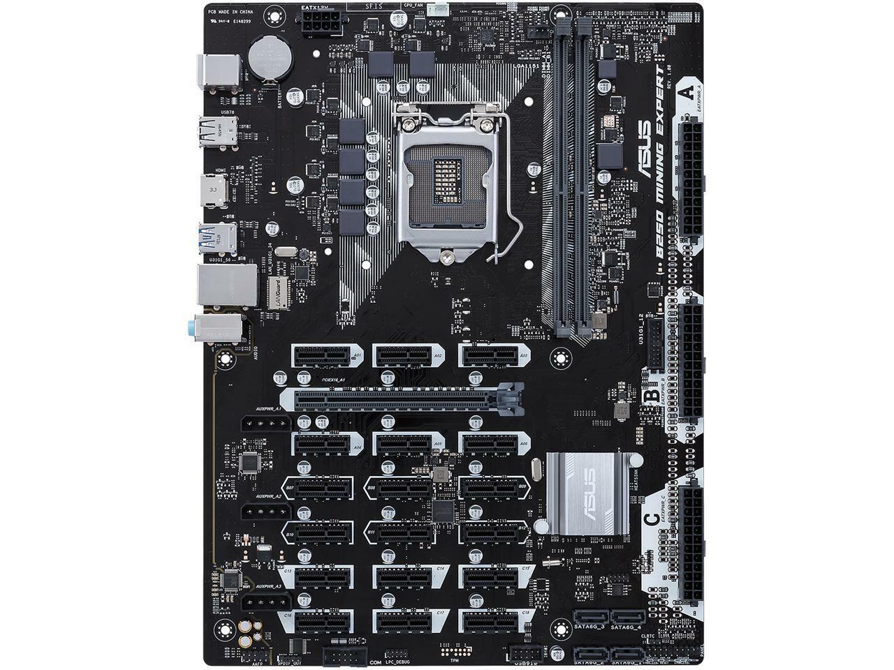 For ASUS B250 MINING EXPERT Motherboard LGA1151 DDR4 ATX Mainboard
