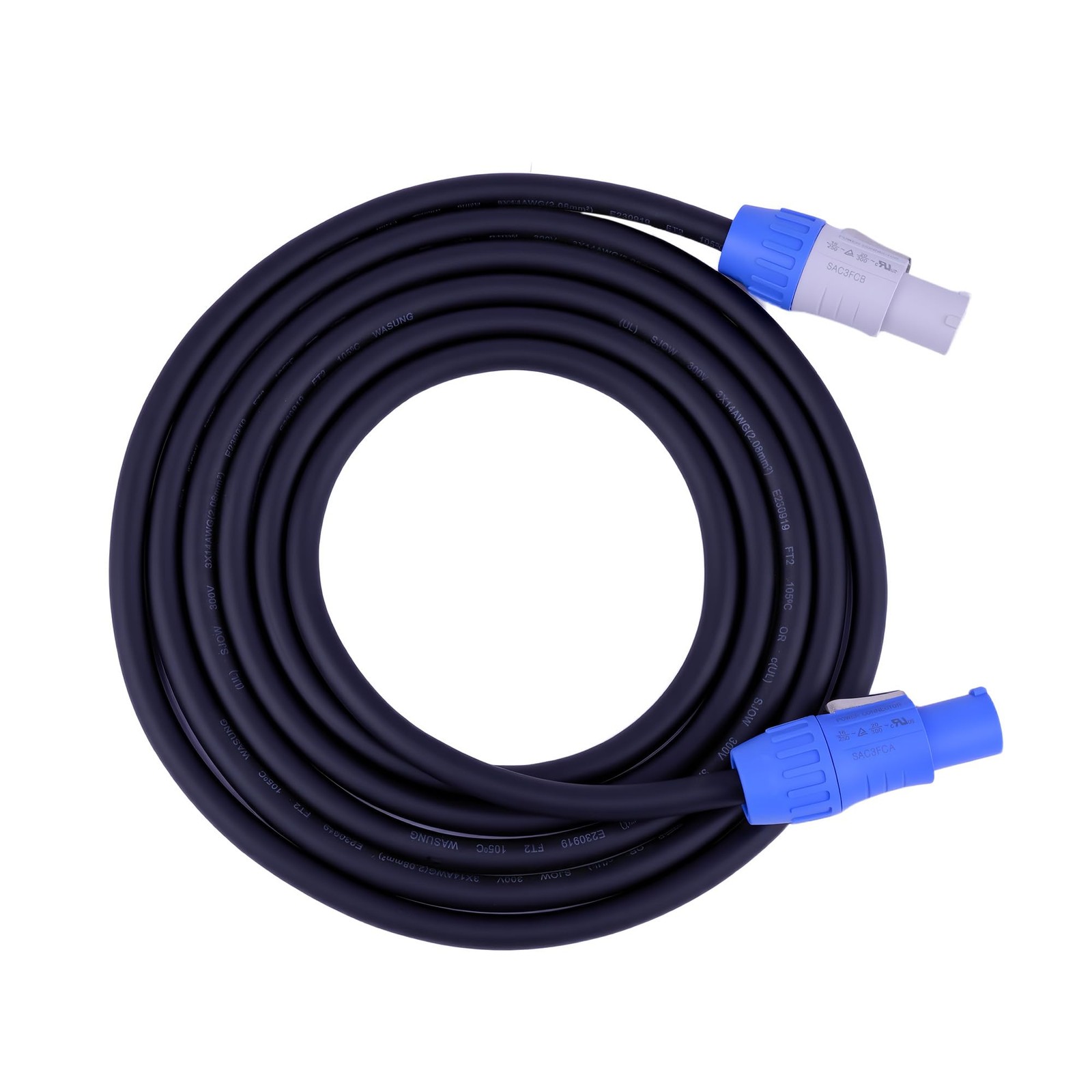 Toronce Hand-Built PowerCon Cable AC 14 AWG Power Cable for LED Screen Beam M...