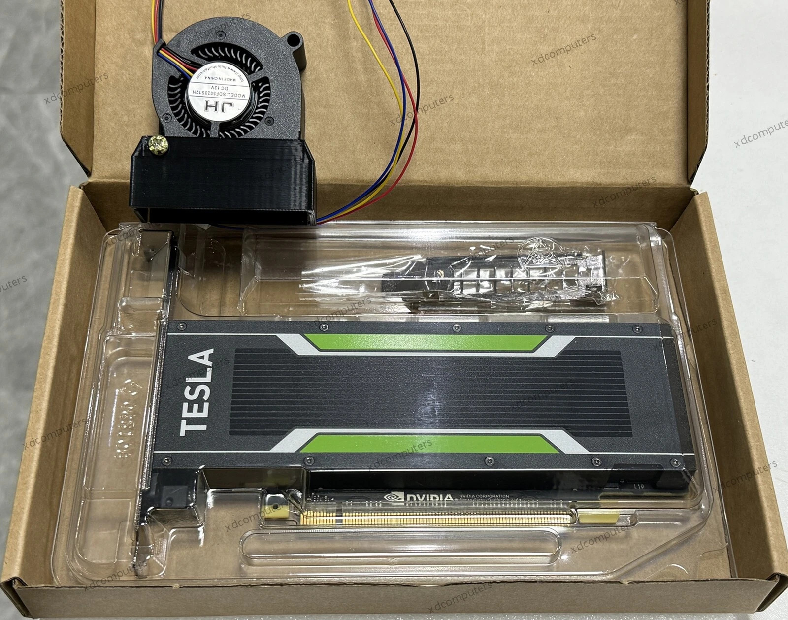 🔥🔥🔥Nvidia Tesla P4 8GB GPU GDDR5 PCIE Graphics Card Both Brackets Cooling Fan