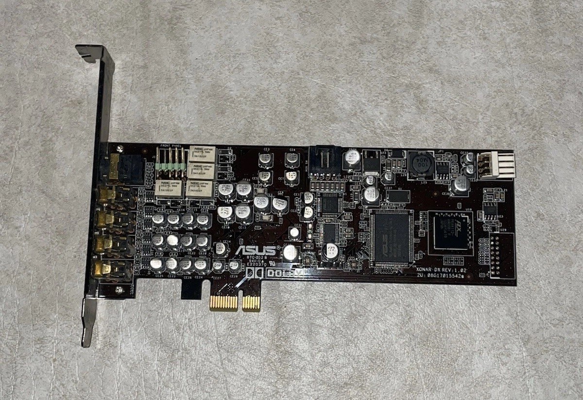 ASUS Xonar DX 7.1 Channel PCIe PCI Express Sound Card Dolby Audio XONAR-DX