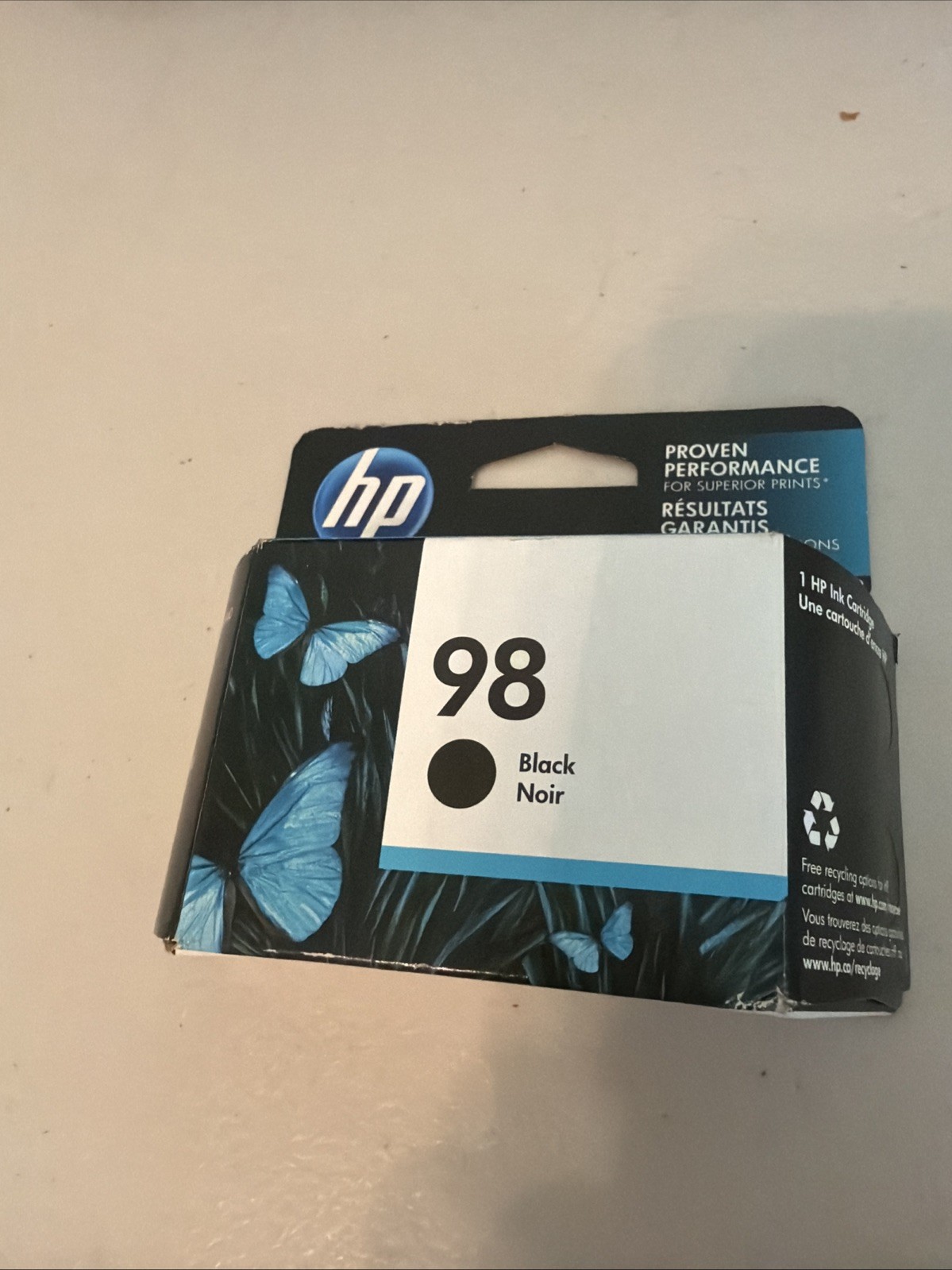 HP 98 Ink Cartridge Black New Genuine EXP 10/2018