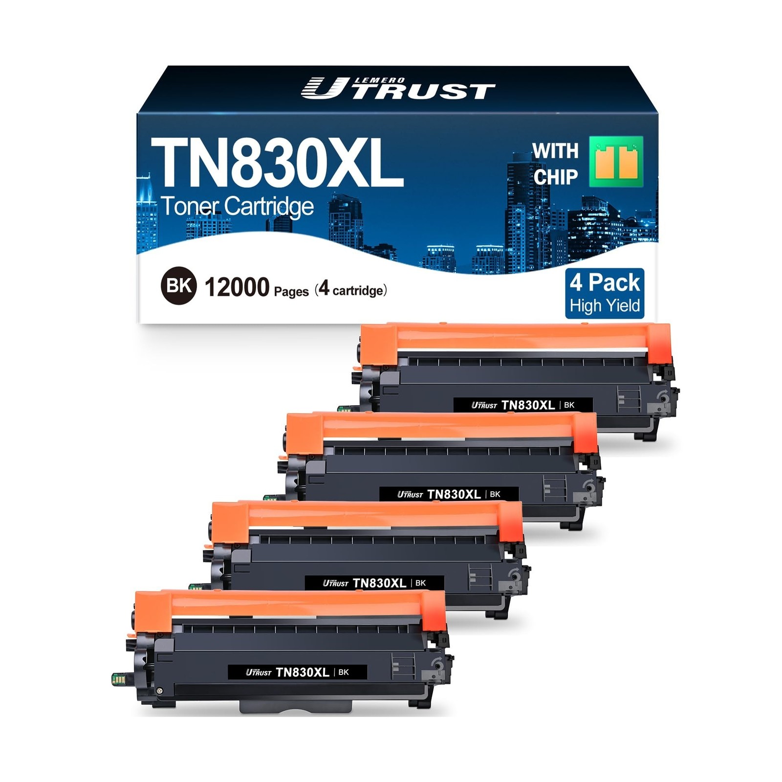 Compatible TN830XL Toner Cartridge Replacement for Brother TN830XL TN830 TN 8...