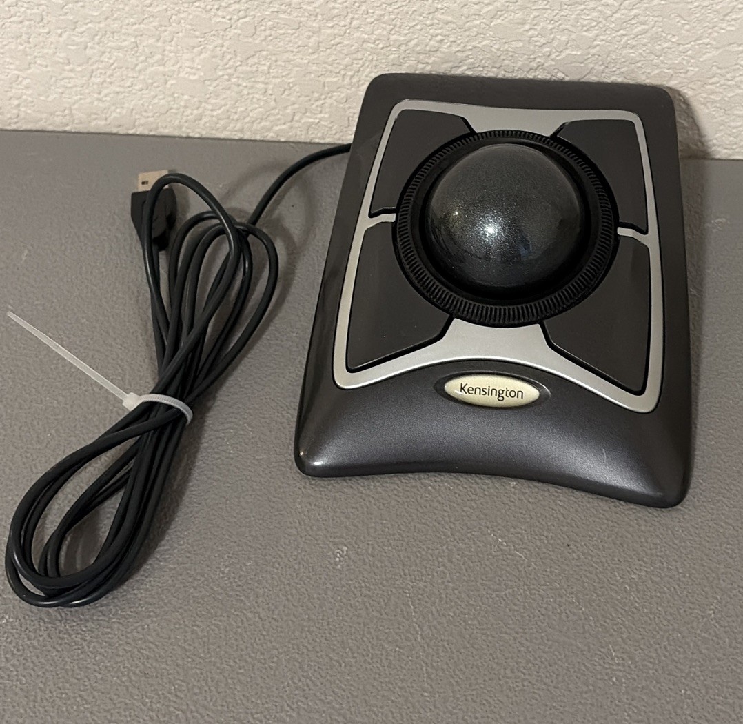 Kensington Expert Track Ball Mouse Model #K64325 Tested & Working