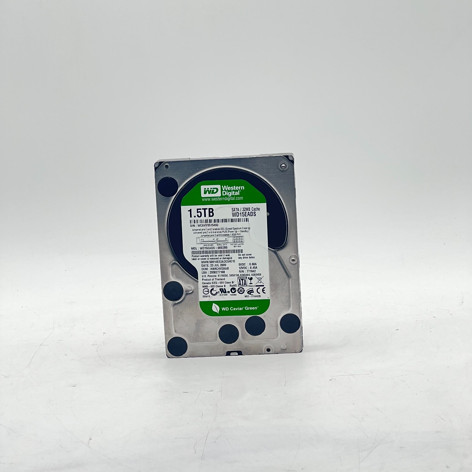 Western Digital 1.5TB 3.5" SATA HDD 32MB Cache WD15EADS-00S2B0