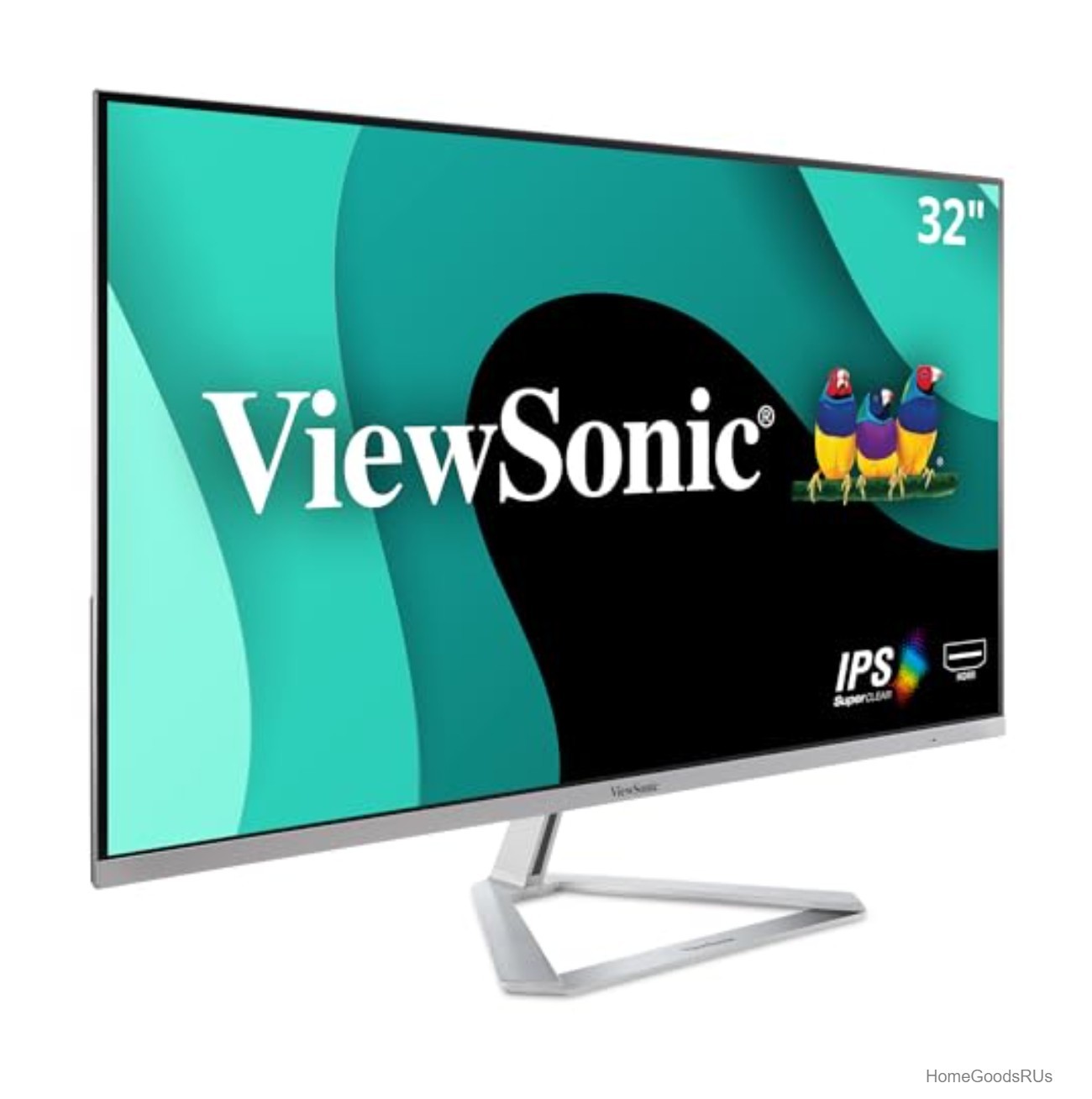32 Inch 1080p IPS Monitor 75Hz HDMI DisplayPort VGA Ultra Thin Bezel Flicker