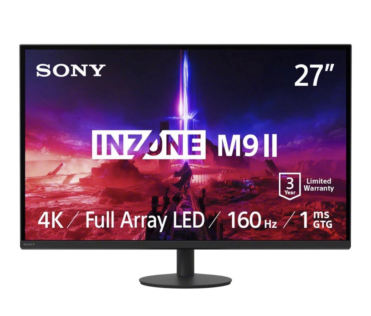 Sony INZONE M9 II SDM27U9M2 27" 4K  UHD 160Hz Full Array HDR Gaming Monitor