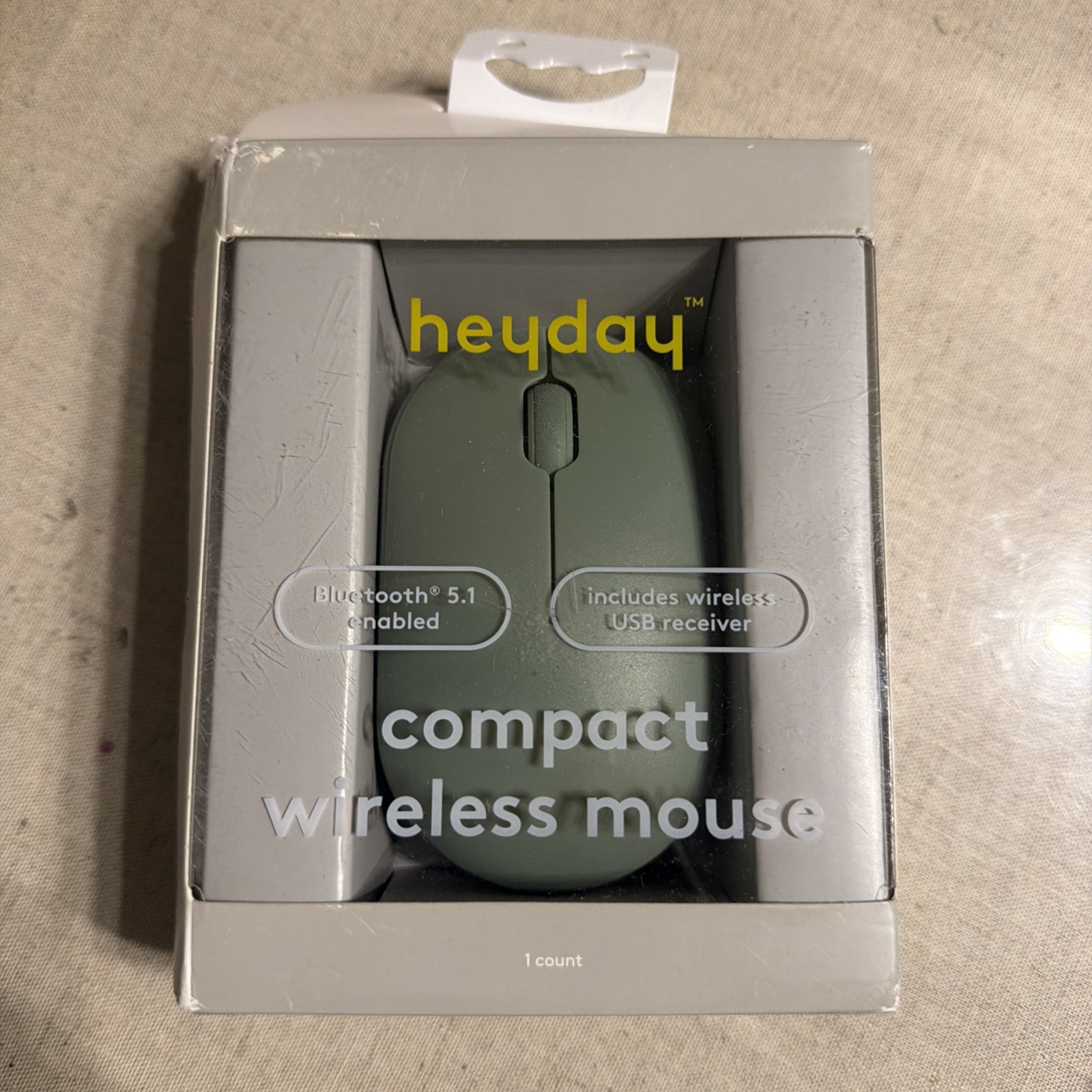 Heyday - Compact Wireless Mouse - Bluetooth 5.1 - USB Dongle - Jade