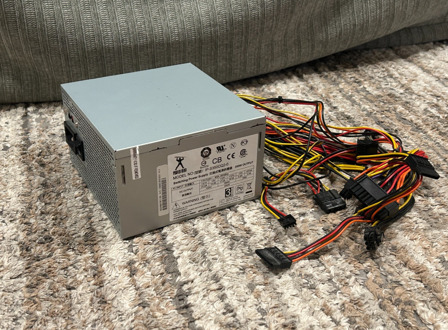Power Man IP-S350CQ2-0 350W ATX Switching Power Supply