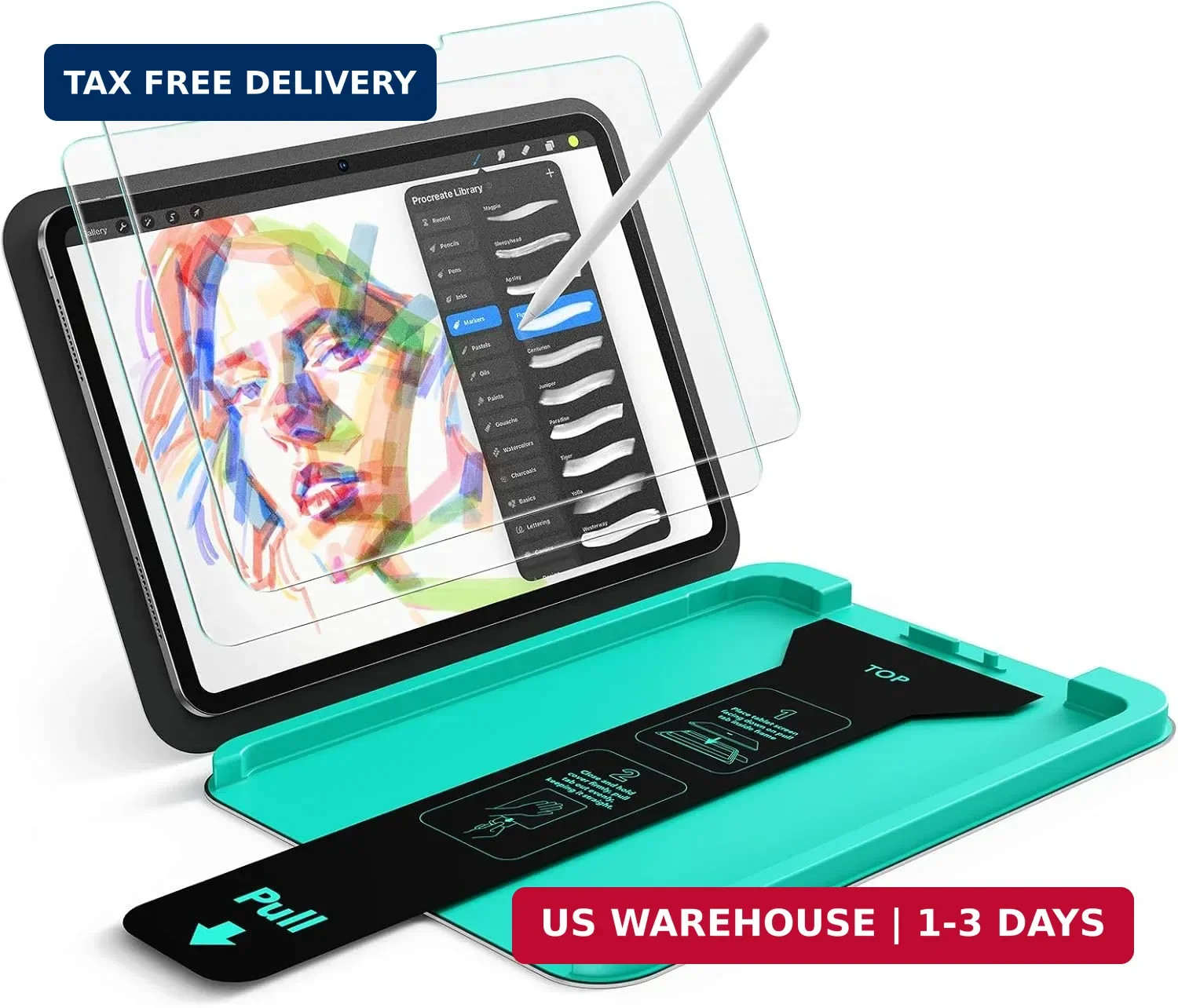 ESR 2 Pack Armorite Paper-Feel Screen Protector for iPad Pro 13 Inch