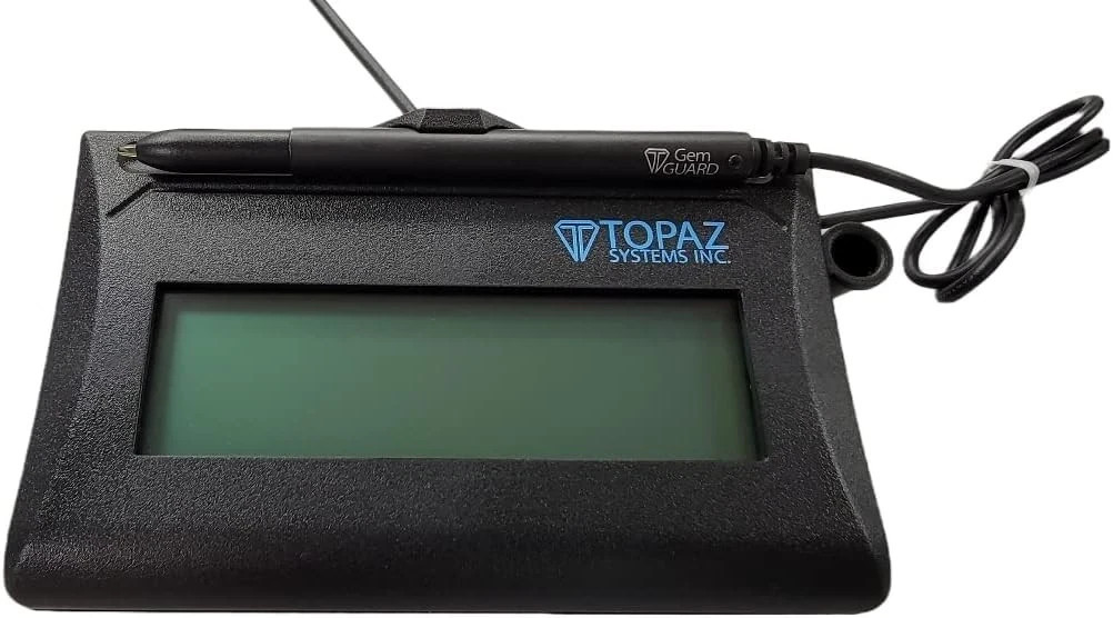 Topaz Systems Citrix Ready SignatureGem Signature Pad, Black (T-LBK462-HSX-R)