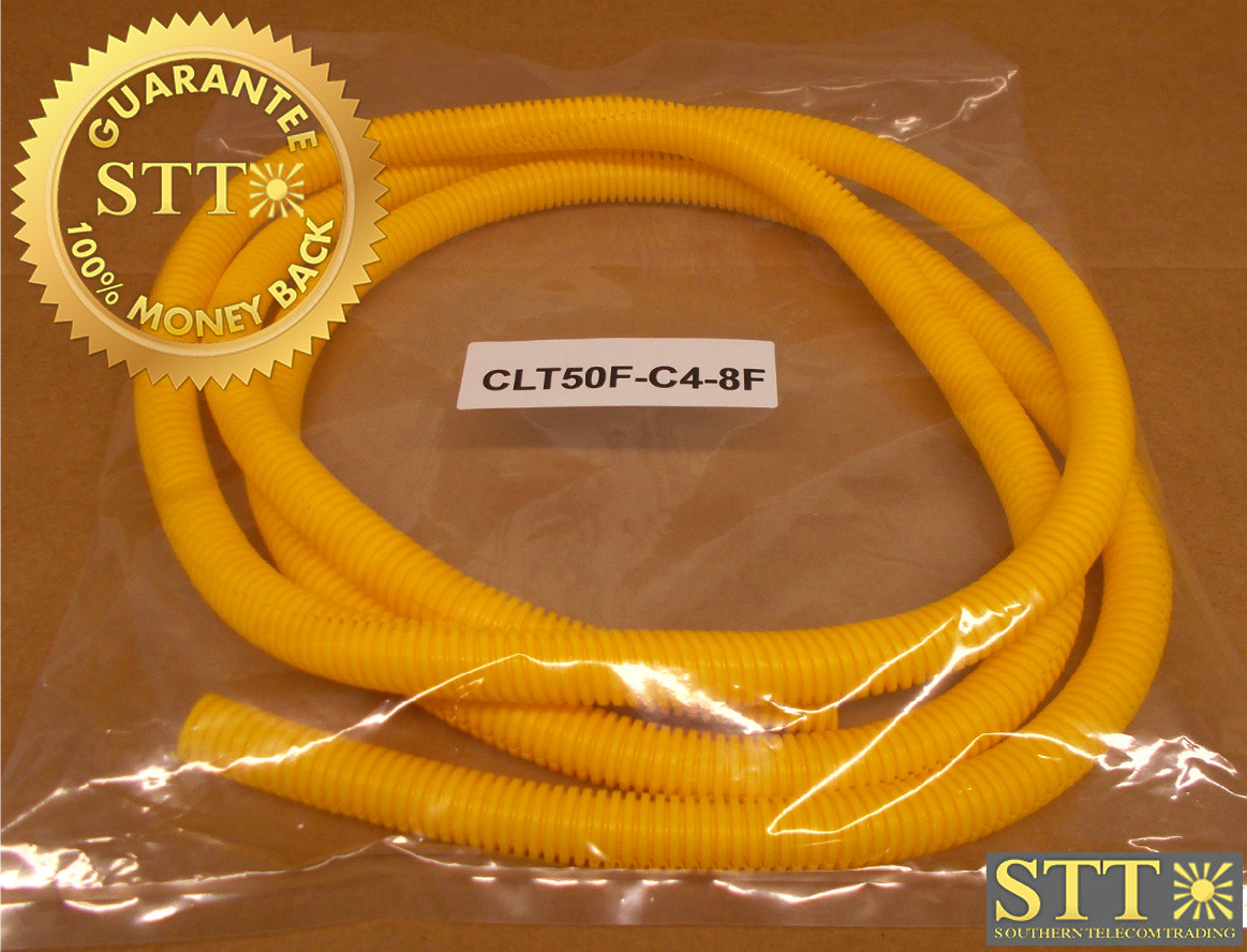 CLT50F-C4 PANDUIT CORRUGATED LOOM TUBING SLIT WALL .50 INCH X 8 FT NEW