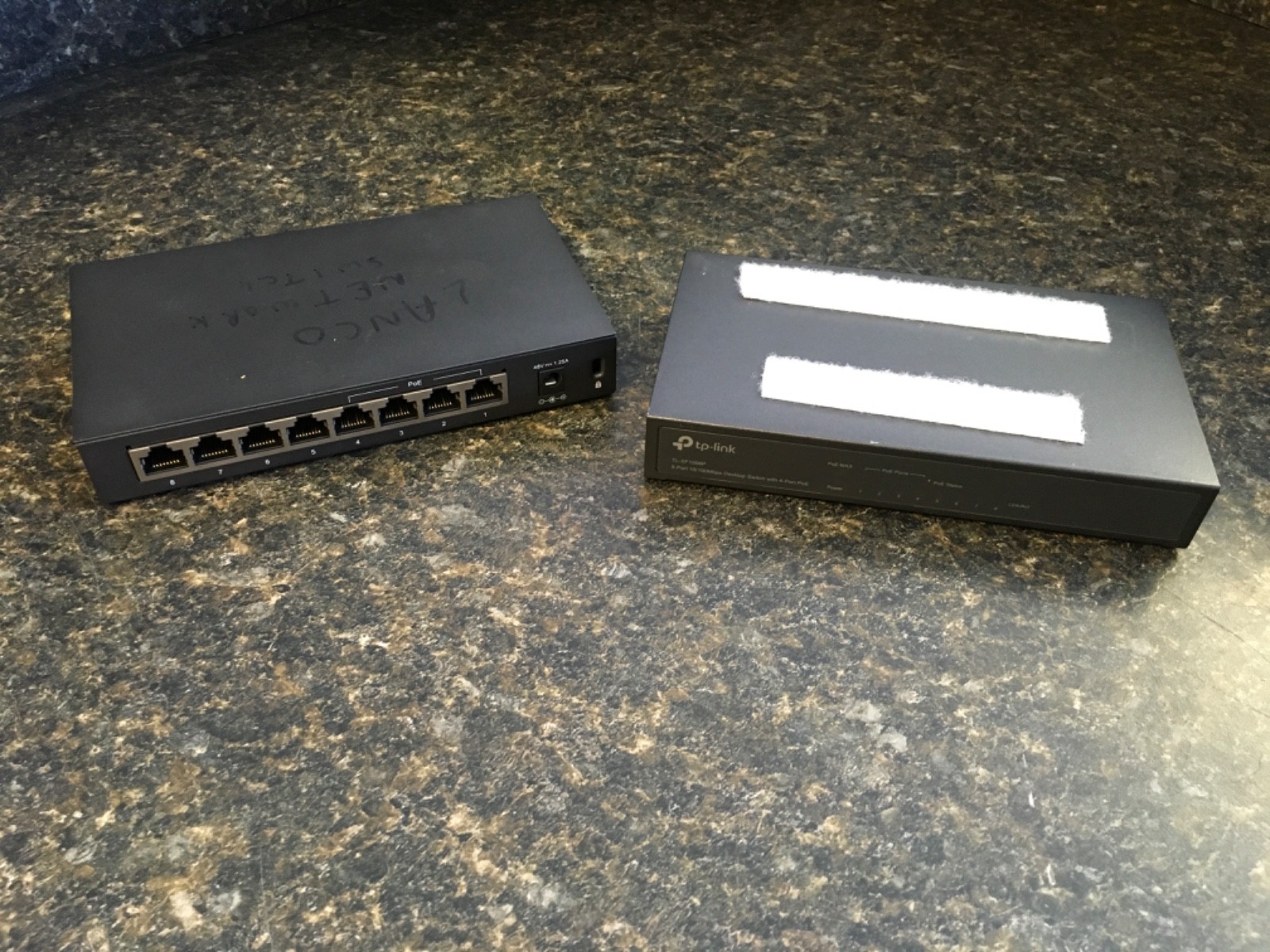 TP-Link TL-SF1008P 8 Port  PoE Switch 10/100Mpbs, No Adapter *LOT OF 2*  (KB)